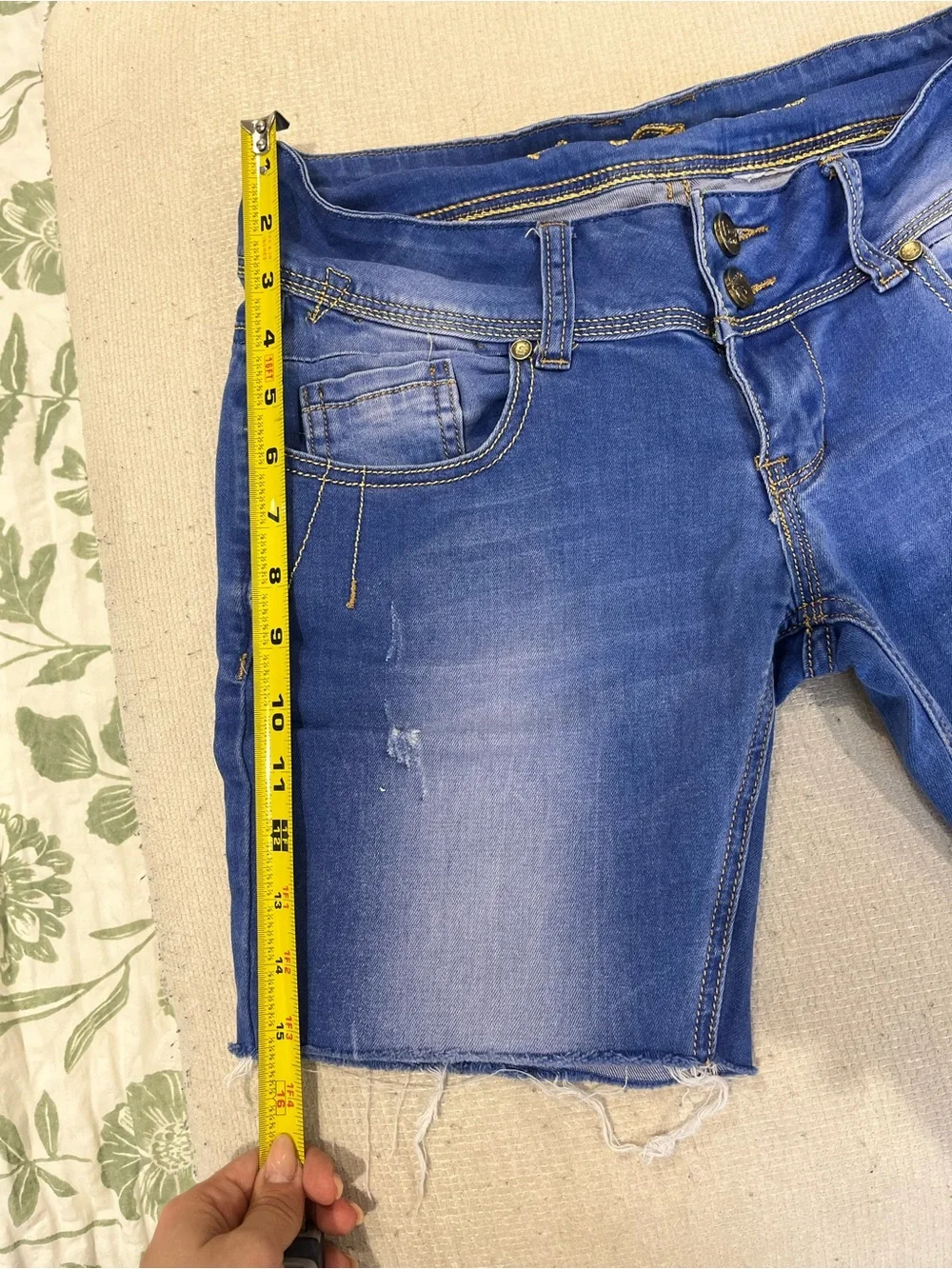 Sexy Couture Stretch Denim Bermuda Shorts